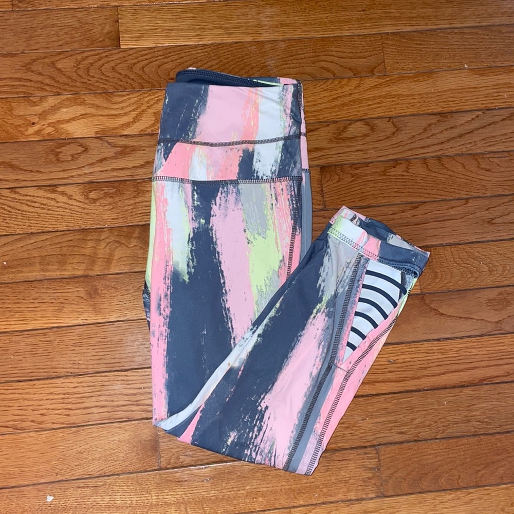 Multi colored cropped leggings